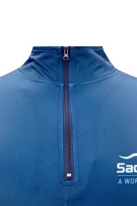 Design half chest zipper horse racing training suits Customized contrasting sweatshirts Australia Hot stamping logo men's horse racing training suits W223 detail view-10